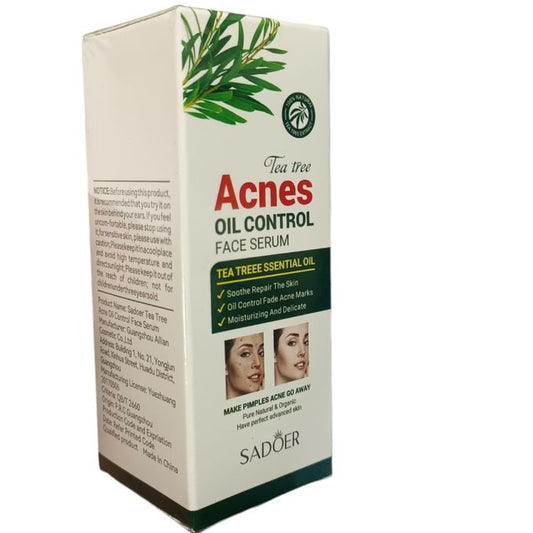 Tea Tree Essential Oil ACNES OIL CONTROL FACE SERUM Soothe Repair Marks MOISTURIZING DELICATE