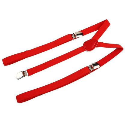 Adjustable Elasticated Adult Suspender Straps Unisex Women Men Y Shape Elastic Clip-on Suspender