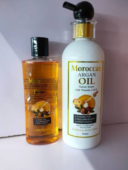 Moroccan Argan Oil Lightening Sunburn Acne Scars Light Complexion Lotion / Oil /Serum