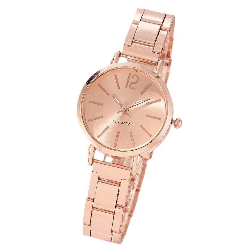 Stainless Steel Women Quartz Watches Bracelet Set For Ladies Lady Watch Wristwatches Female Watches Wrist Watch With Bangle Valentine's Day Christmas Birthday Gifts