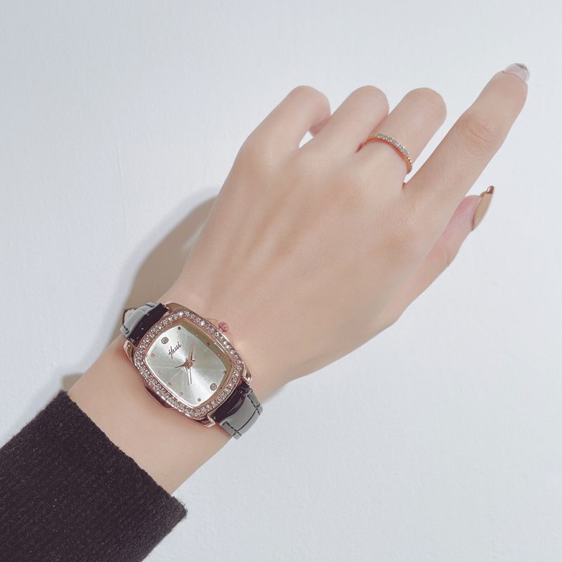 Ladies' Watch Quartz Watch Belt Water Diamond Elegant Diamond Set Watch