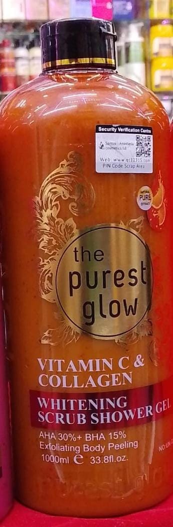 The Purest Glow Vitamin C & Collagen Scrub Shower Gel