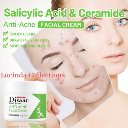 Salicylic Acid Anti-acne Facial Cream Ceramide Whitening Repair Fade Acne marks Anti-inflammatory Moisturizing SA - Disaar