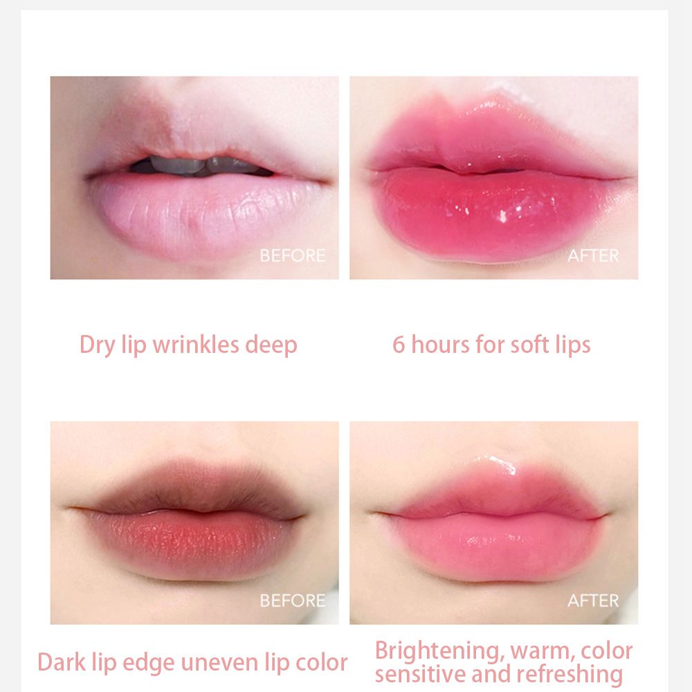 Petal jelly color changing lipstick Moisturizing, moisturizing, repairing dryness, non fading, non staining cup new lipstick color changing lipstick moisturizing, waterproof
