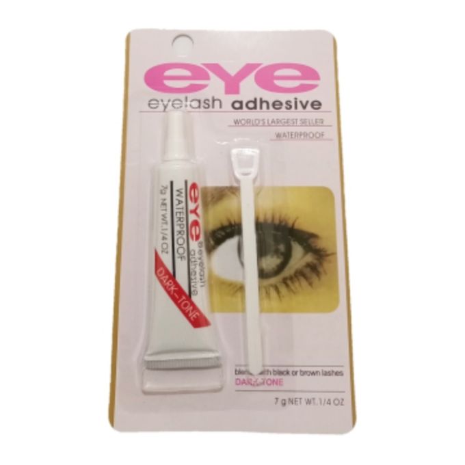 2Pcs Eye Lash Adhesive Glue Dark Tone Eyelash Waterproof Eyelashes Glue With Stick Eye Lashes Makeup Tools