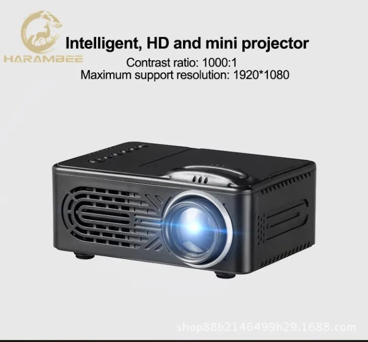 Harambee projectors Home projectors, mini portable projectors, LED mini hand-held projectors, high-definition image quality