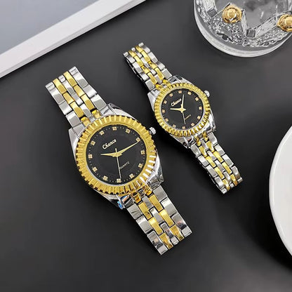 New Top Couple Watches Man Luxury Famous Lover's Watch Men Quartz Watches Luxury Men Business Watches Fashion Women Watches Women For Gifts