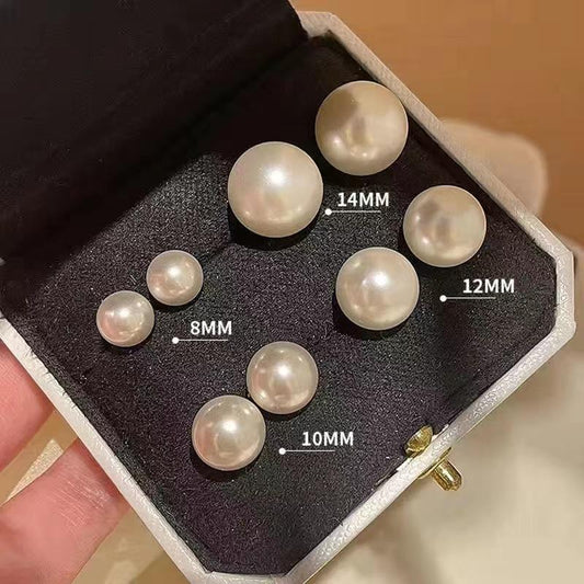Pearl Retro Women's Earrings Korean Edition Simple Design High End Earrings and Accessories