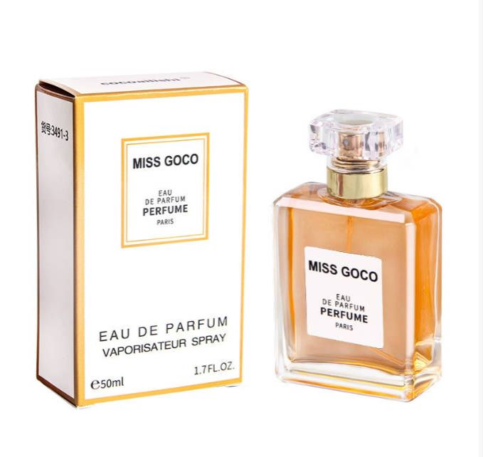 3pc 50ml Women Men Fragrances Long Lasting Perfume Deodorant Mademoiselle Fruity Floral Scent Parfum Spray Perfume Fast delivery within 1-5 days