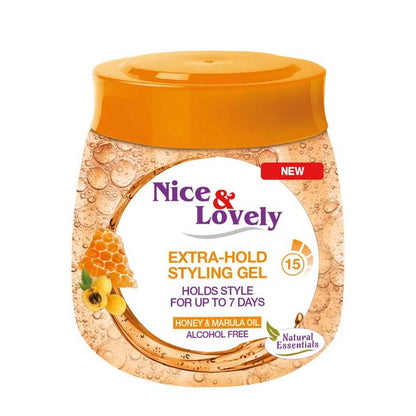【Clearance Sale】Nice & Lovely Honey And Marula Styling Gel 295g