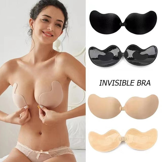 Mango Silicone Chest Stickers Push Up Bra Self Adhesive Bra Invisible Cover Bra Pad Sexy Strapless Breast Petals
