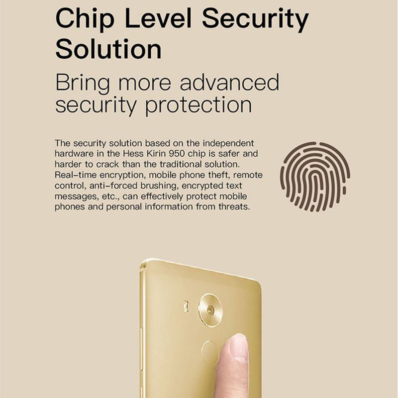 Refurbished Huawei Mate 8 4G+64G 4000mAh 6.1" 16MP+8MP Camera Fingerprint Unlock Double SIM Android Kirin 950 with Fingerprint Smart Phones