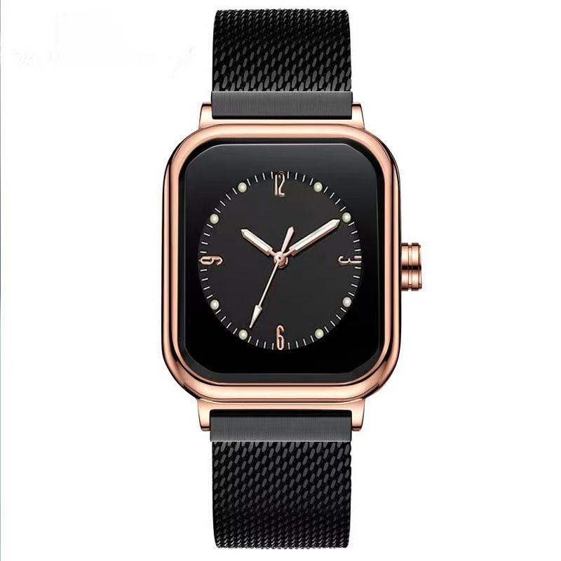 Simple mesh belt quartz women's watch fashion watch Sports Watch Quartz watch Men's Watch Trendy Night Light Watch Square watch Men's Watch