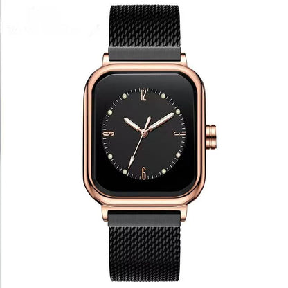 Simple mesh belt quartz women's watch fashion watch Sports Watch Quartz watch Men's Watch Trendy Night Light Watch Square watch Men's Watch