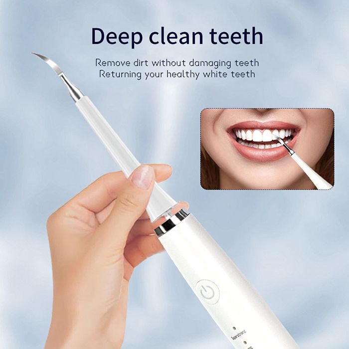 Electric Toothbrush Sonic Dental Teeth Whitening Kit Tooth Whitener Calculus Tartar Remover Tools Cleaner Stain Oral Care, Whitening Instrument Waterproof USB Fast Charging Device For Dental Brush