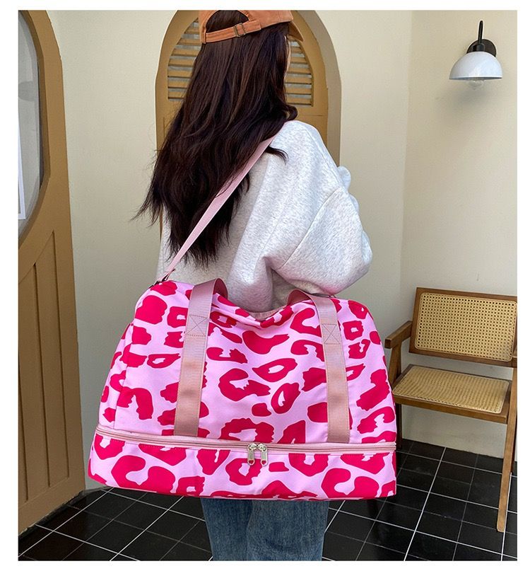 Womens Stylish Waterproof Fitness Travel Bag - Rugged Design for Outdoor Adventures, Ultra-Lightweight & Multi-Purpose and Easy to Carry