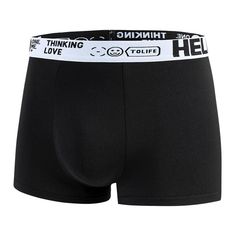 4Pcs Men's underwear Men's Boxer Briefs Cotton underwear backing Bacteriostat Youth shorts Underwear