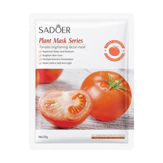 Tomato brightening Facial Sheet Mask Tissue Face Mask Fruit Extract Moisturizing