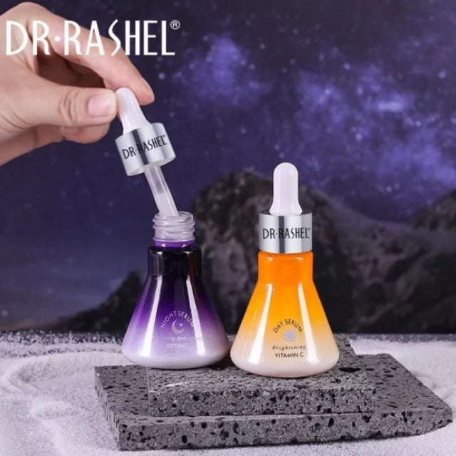 Dr. Rashel 2 in 1 Vitamin C & Retinol Face serum Day Brightening & Night Anti-aging Facial Serum