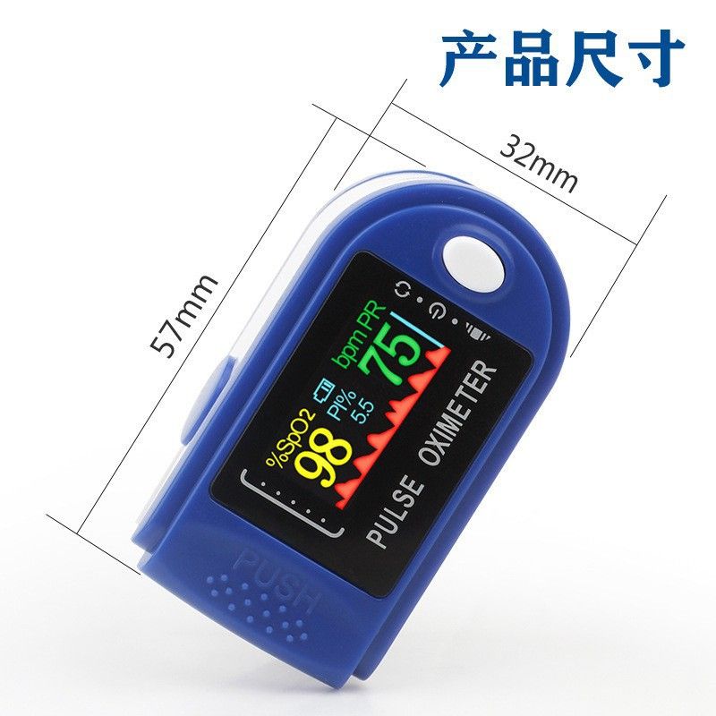 Portable Finger Pulse Oximeter Blood Oxygen Heart Rate Saturation Meter Fingertip Oximetro De Dedo Saturometro Spo2 PI TFT moni