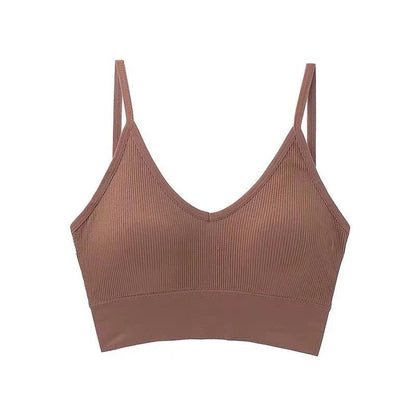 Comfortable Women Lingerie Elastic Gathering Bralette Push Up Bra Ladies Underwear Sports Bra Women Crop Tops Bra Tube Top Female Streetwear Sleeveless