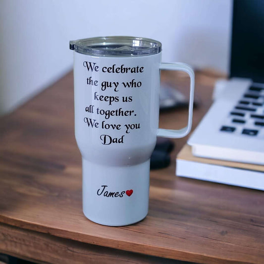 Travel Mug Tumbler With Handle