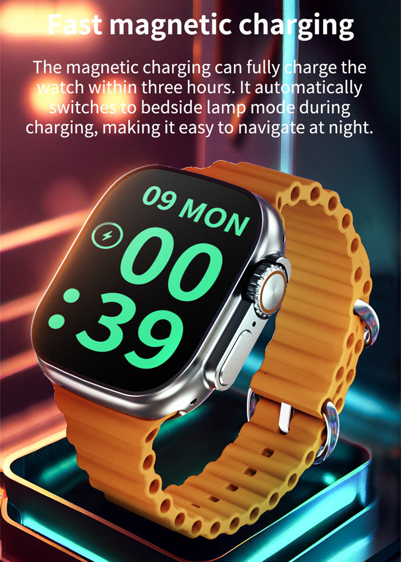 RichRipple Smart Watch Series 11 Ultra white Case with fashion Sport Band M wireless charging Fitness Tracker Blood Oxygen & ECG Apps Always-On Retina Display Water Resistant SmartWatch