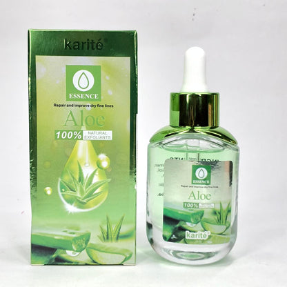 Karite Natural Exfoliants Aloe Vera Serum For Skin Repair and Dry Improve Fine lines