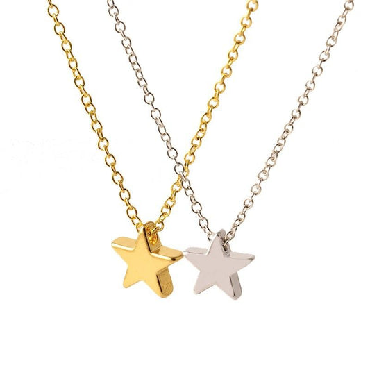 Fashion Thickened Star Pendant Clavicle Sweater Necklace