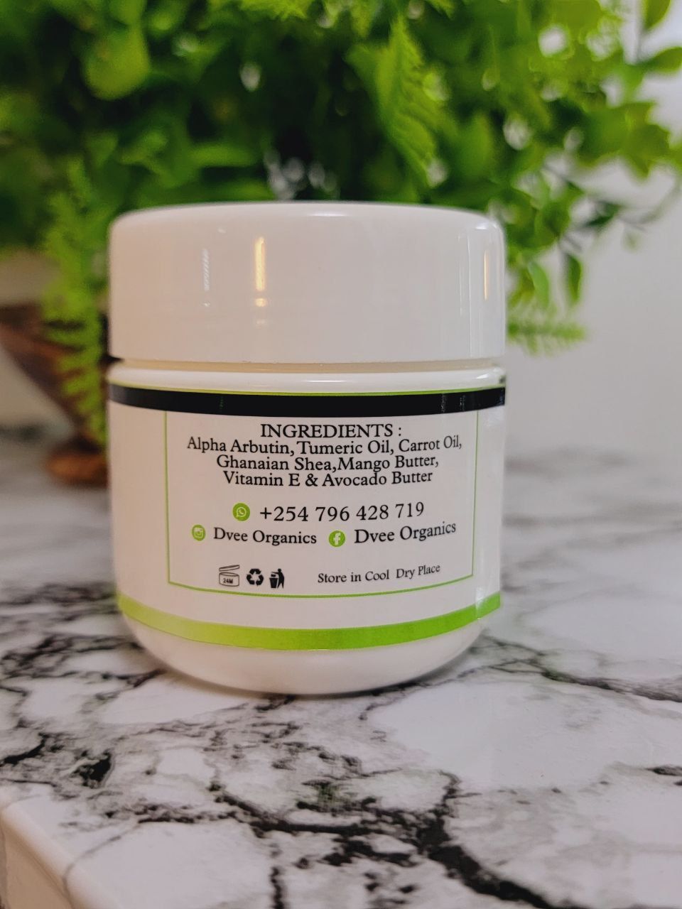 Brightening Body Cream - Dvee Organics - Clears Body Spots and Old Scars on Localized Skin Areas