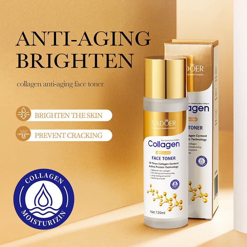 SADOER 30PCS Collagen Skin Care Set Whitening Anti-wrinkle Anti-aging Gifts Set Face Lotion + Face Toner + Face Serum + Eye Cream + 20PCS Sleeping Masks + 5PCS Anti-aging Masks + SADOER Hand Cream