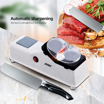 Automatic Knife Sharpener Electric Household Multifunctional Small Private Sharpener USB Rechargeable Fast Sharpening Stone Whetstone Grindstone Kitchen Knives Scissor Grinder Sharpener