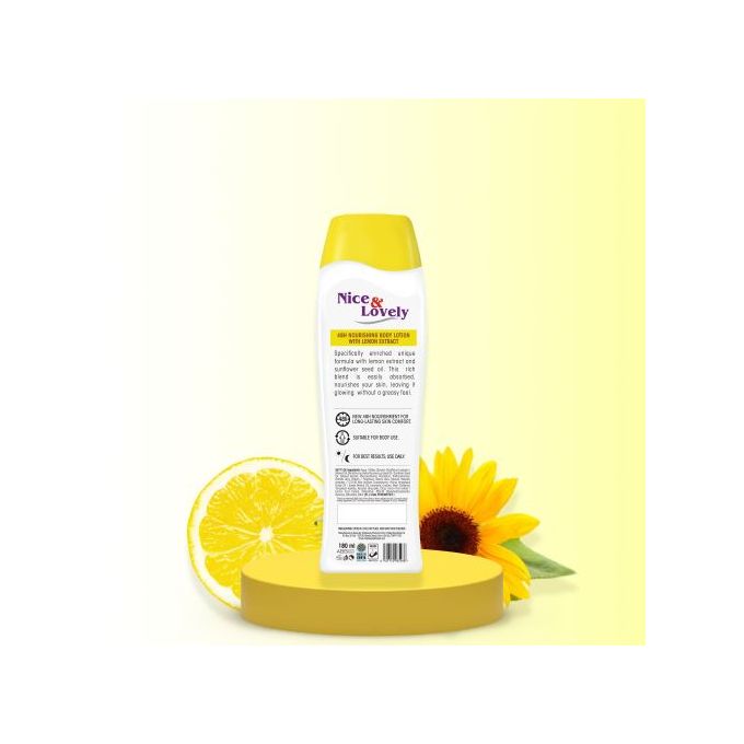 【Clearance Sale】Nice & Lovely Lemon Extract Body Lotion 360ml