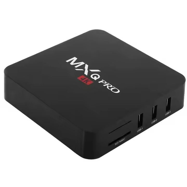 Android Tv Box Mxq Pro 32bits Quad Core 1.46Ghz(Cortex-A7) Smart Tv Box Support 4k 3d Wifi 2.4ghz Stunning 4K Ultra HD Resolution Support H.265 Video Decoding for Smoother Streaming