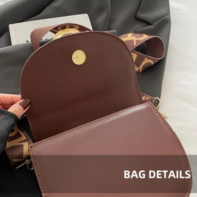 Mateamoda Elegant Saddle Crossbody Bag