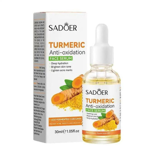 Tumeric Anti-Oxidatiion Face Serum Brightens Skin Skin whitening Reduce Dark Spots Anti Aging