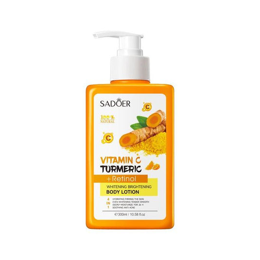 Tumeric Vitamin C Body Lotion Retinol For High Moisturizing Whitening Body Lotion -300ml