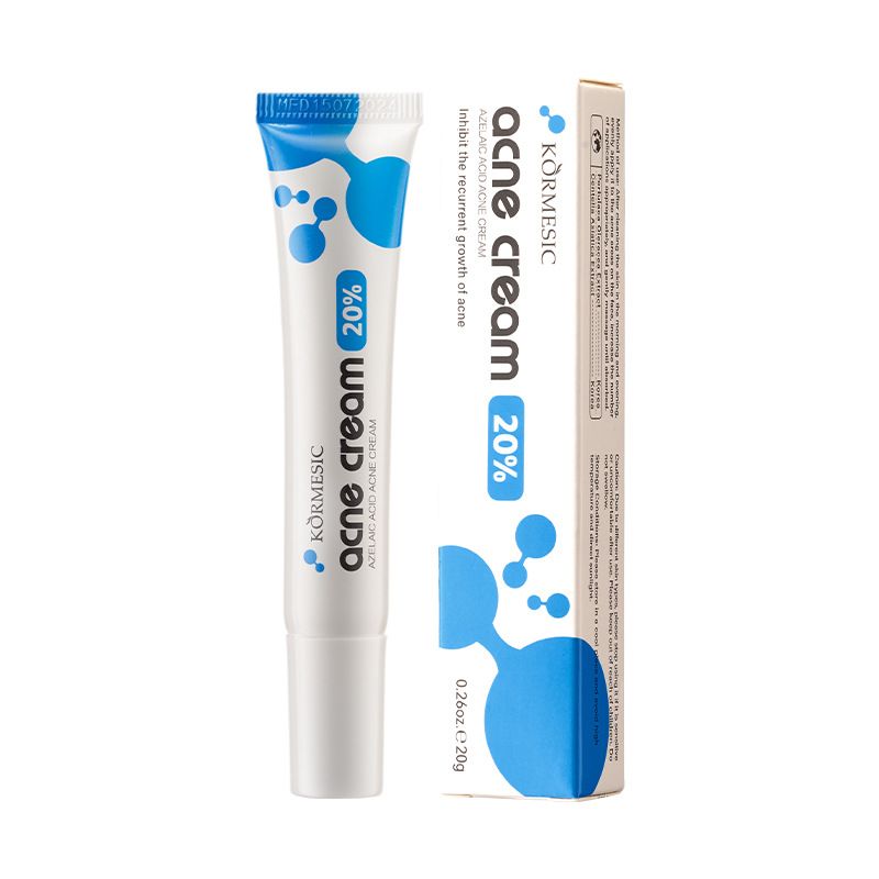 KORMESIC 20% Azelaic Acid Acne Treatment Cream - Fast-Acting Blemish Corrector for Breakouts, Fades Post-Acne Marks & Controls Excess Oil