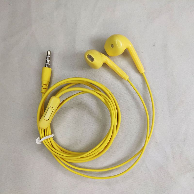 3.5mm Round Hole U19 Macaron Multi-Color Optional Wired Earphones With Microphone Universal Earphones For Mobile Phones Laptop PC