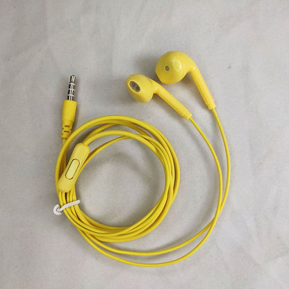 3.5mm Round Hole U19 Macaron Multi-Color Optional Wired Earphones With Microphone Universal Earphones For Mobile Phones Laptop PC