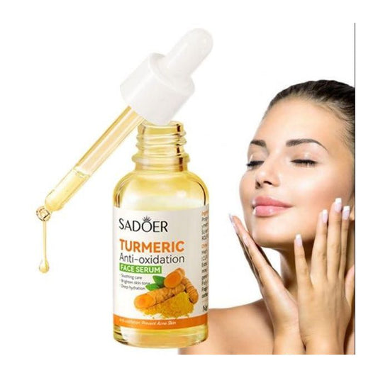Turmeric Anti-Oxidation Deep Hydration Brighten Skin Tone Lighten Acne Marks Face Serum