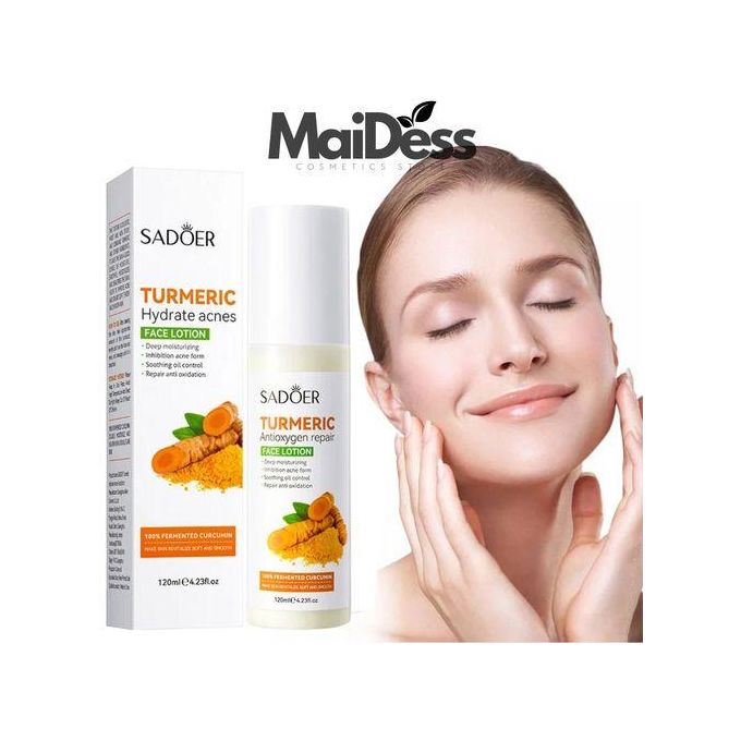 TURMERIC REPAIR FACE LOTION FOR DEEP MOISTURIZING,SOOTHING OIL CONTROL AND REPAIR ANTI-OXIDATION