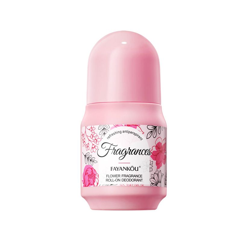 Floral Fragrance Roll-On Deodorant – Anti-sweat,Reducing Odor,Refreshing and Long-Lasting Roll-On Perfume