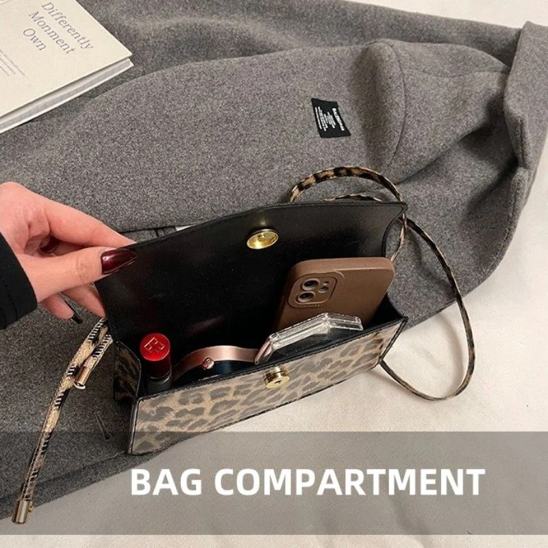 Mateamoda Bold Animal Print Sling Bag Crossbody Bag Underarm Handbag