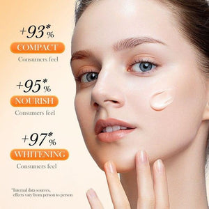 Sadoer 2 in 1 Skin Active 5x Vitamin C Cream + 5 x Vitamin C Serum Complementary, For Deep Hydration, Whitening Dark Spots, Moisturizing, Skin Tone Brightening and Skin Nourishment