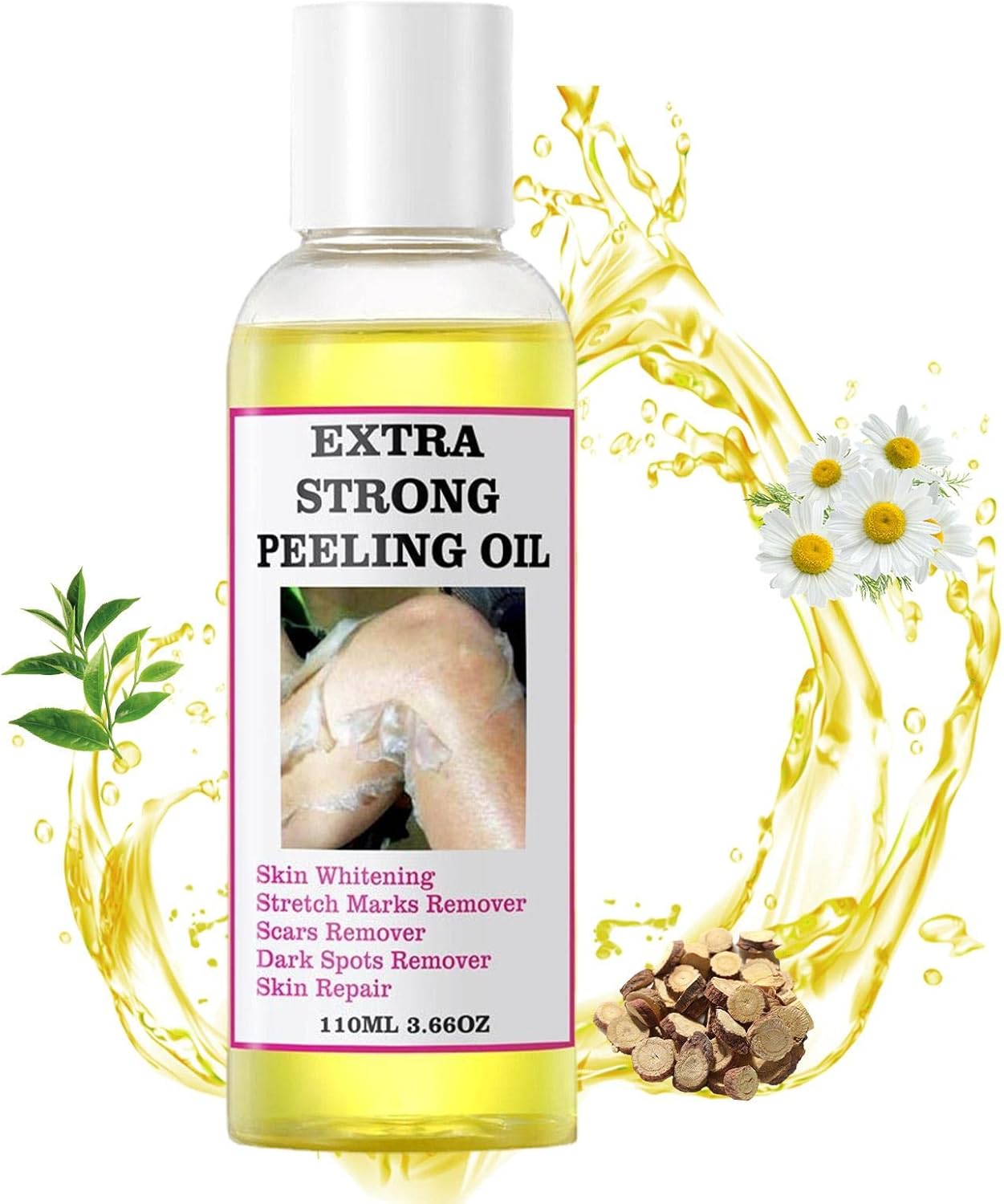 2 Packs Dr Davey Skin Peeling Oil | Safe Yellow Peeling Oil Extra Strength,Strong Peeling Oil for Skin Brightening Moisturizing, Removes Dead Skin Cells 118ml X 2