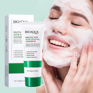 Skin care cleanser Removes Blackheads Deep Cleansing Gentle Pore Control Oil Control Moisturizing Shrinking Pore Cleanser Acne Cleanser Salicylic Acid
