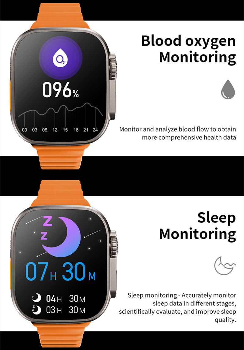 RichRipple Smart Watch Series 11 Ultra white Case with fashion Sport Band M wireless charging Fitness Tracker Blood Oxygen & ECG Apps Always-On Retina Display Water Resistant SmartWatch