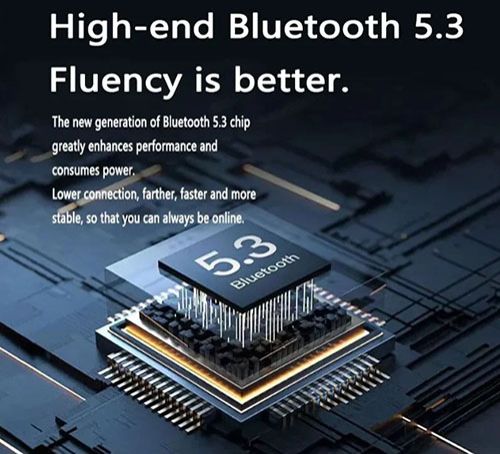 RichRipple Air31 Plus+ Bluetooth Earphone Transparent Fashion Shell in-Ear Earpods LED Digital Display Long Life Portable With Translucent Charging Case Bluetooth 5.3