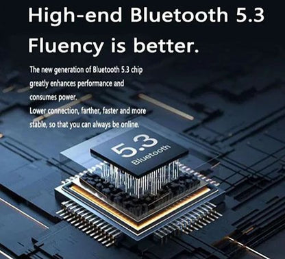 RichRipple Air31 Plus+ Bluetooth Earphone Transparent Fashion Shell in-Ear Earpods LED Digital Display Long Life Portable With Translucent Charging Case Bluetooth 5.3